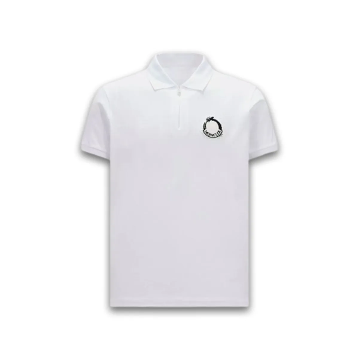 MONCLER  |Blended Fabrics Plain Cotton Short Sleeves Logo