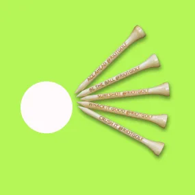 Motivation Bamboo Golf Tees