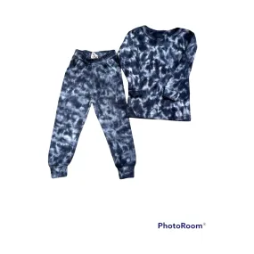 navy crush tie dye pajamas