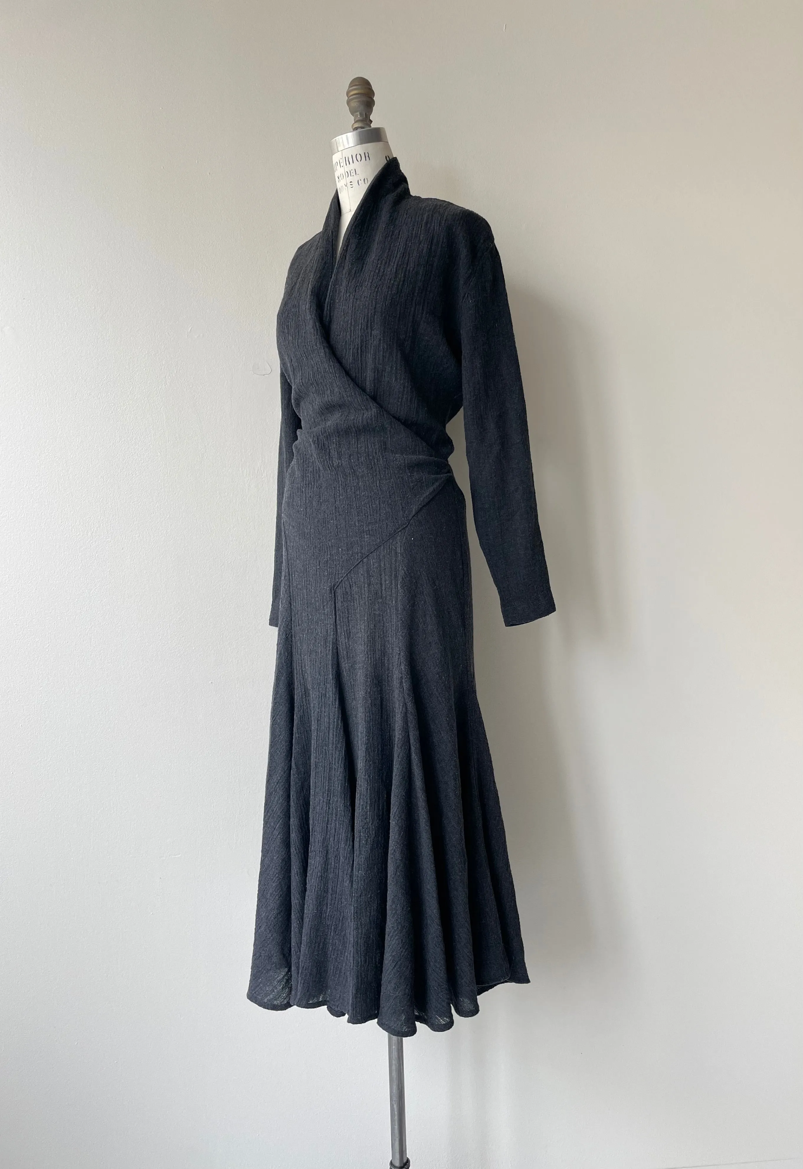 Norma Kamali Winter Dress | 1980s