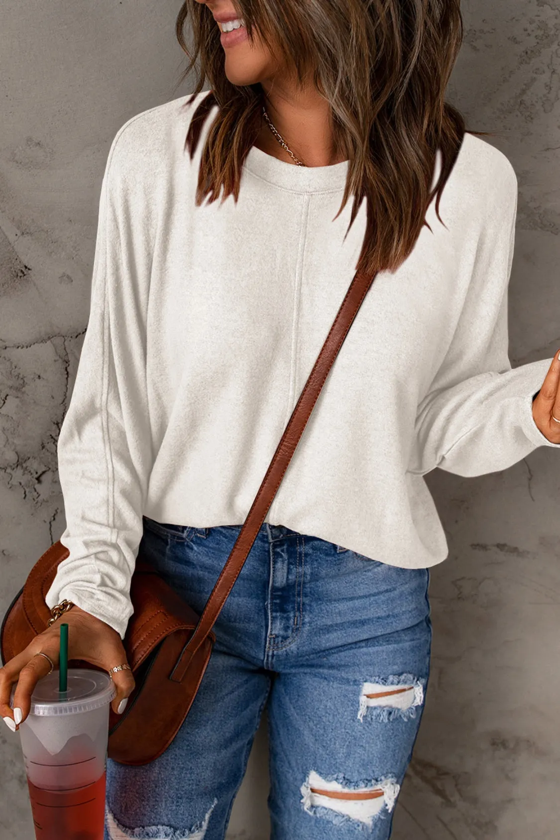 On The Go Long Sleeve Top