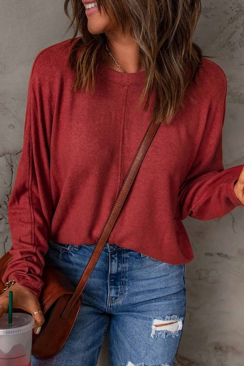 On The Go Long Sleeve Top