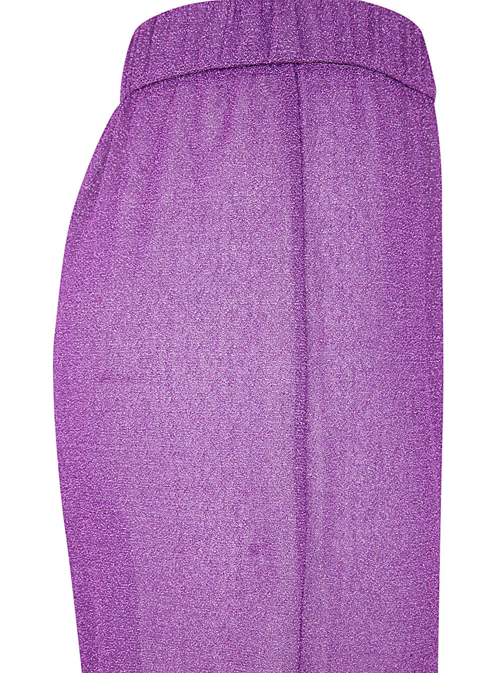 Oséree Lumière Feather-Trim Pants