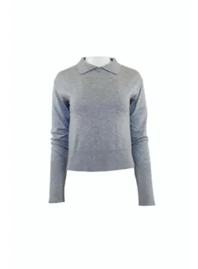 Pallas Collared Sweater - Gray