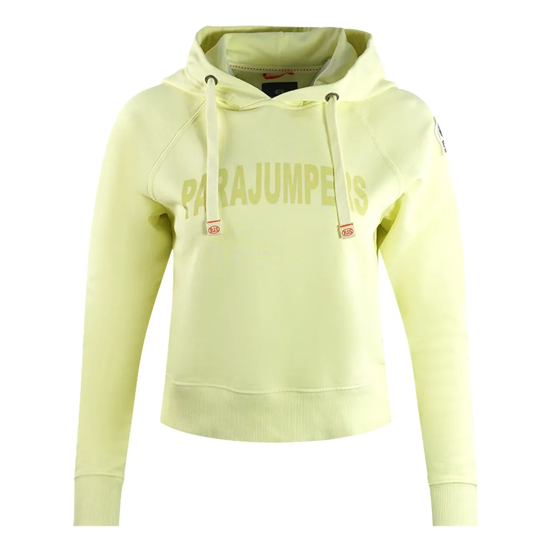 Parajumpers Hoody Brand Logo Tender Yelow Hoodie