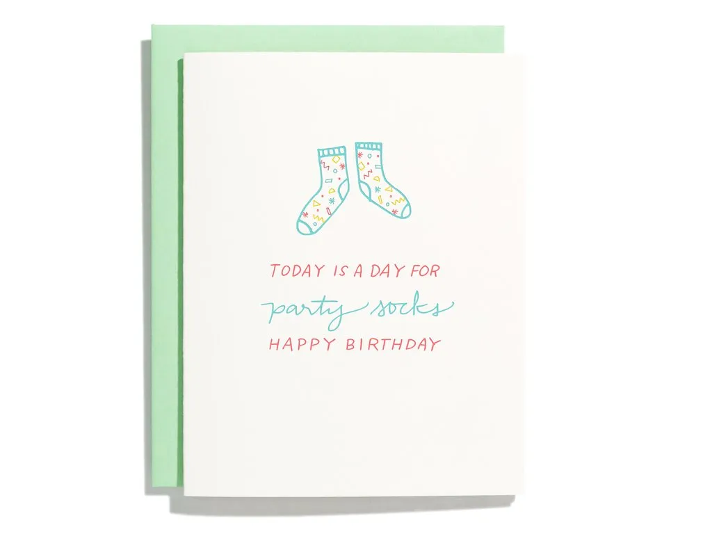 Party Socks Card