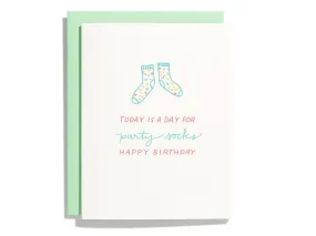 Party Socks Card