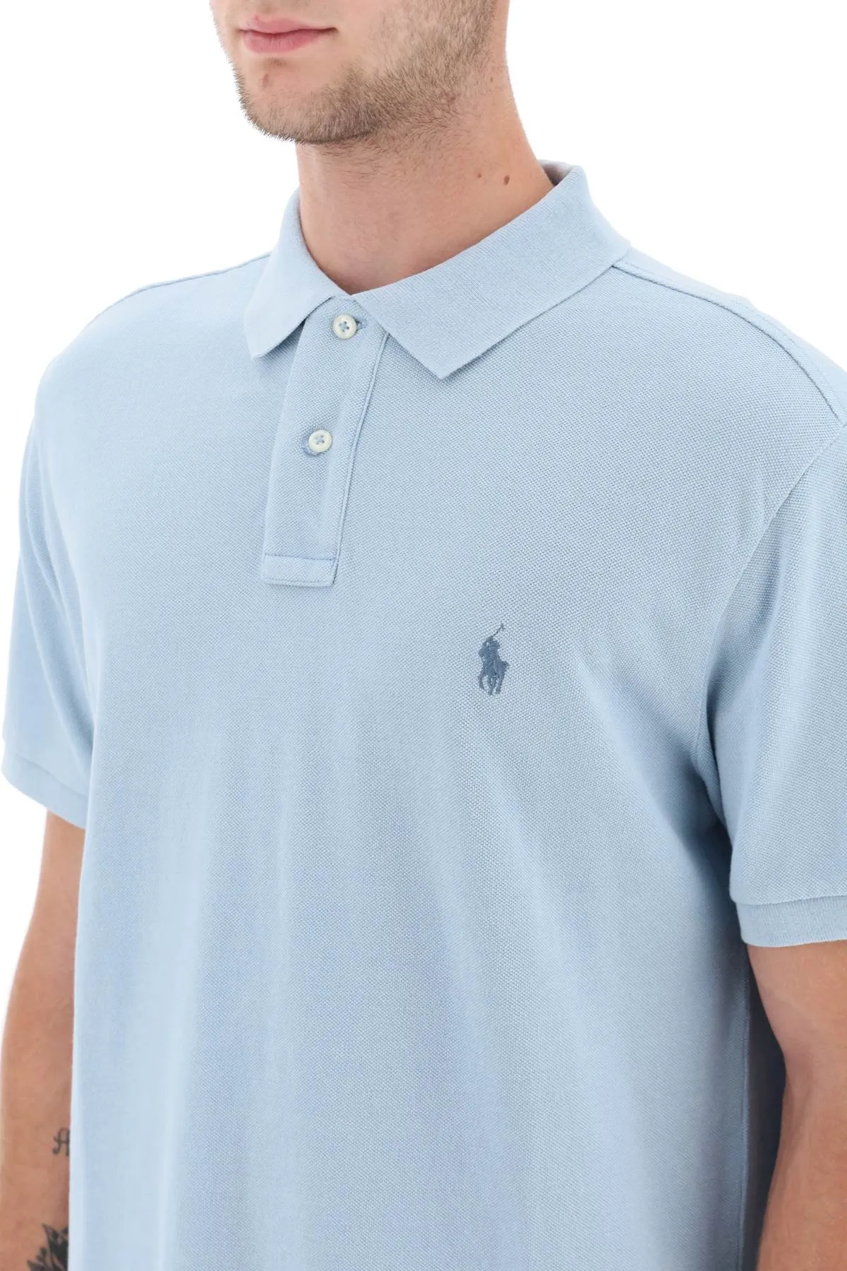 Pique Cotton Polo Shirt