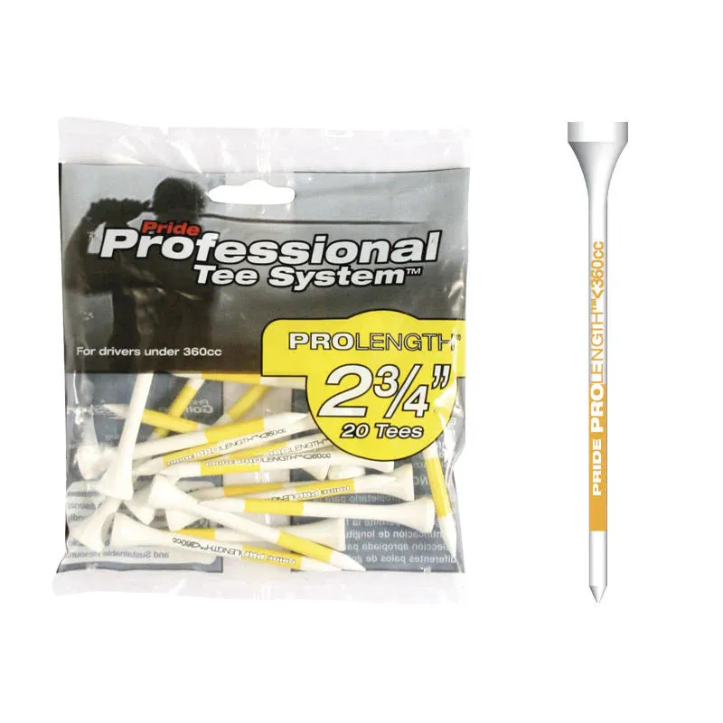 Pride Professional Tee System 2 3/4 20 pack