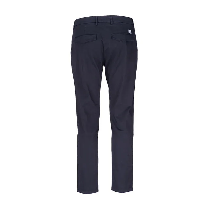 PRINCE CHINOS GABARDINE PANTS Man Navy