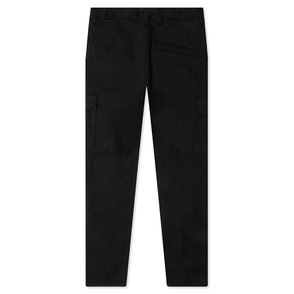 Regular Fit Tapered Pants - Black