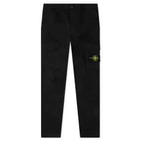 Regular Fit Tapered Pants - Black