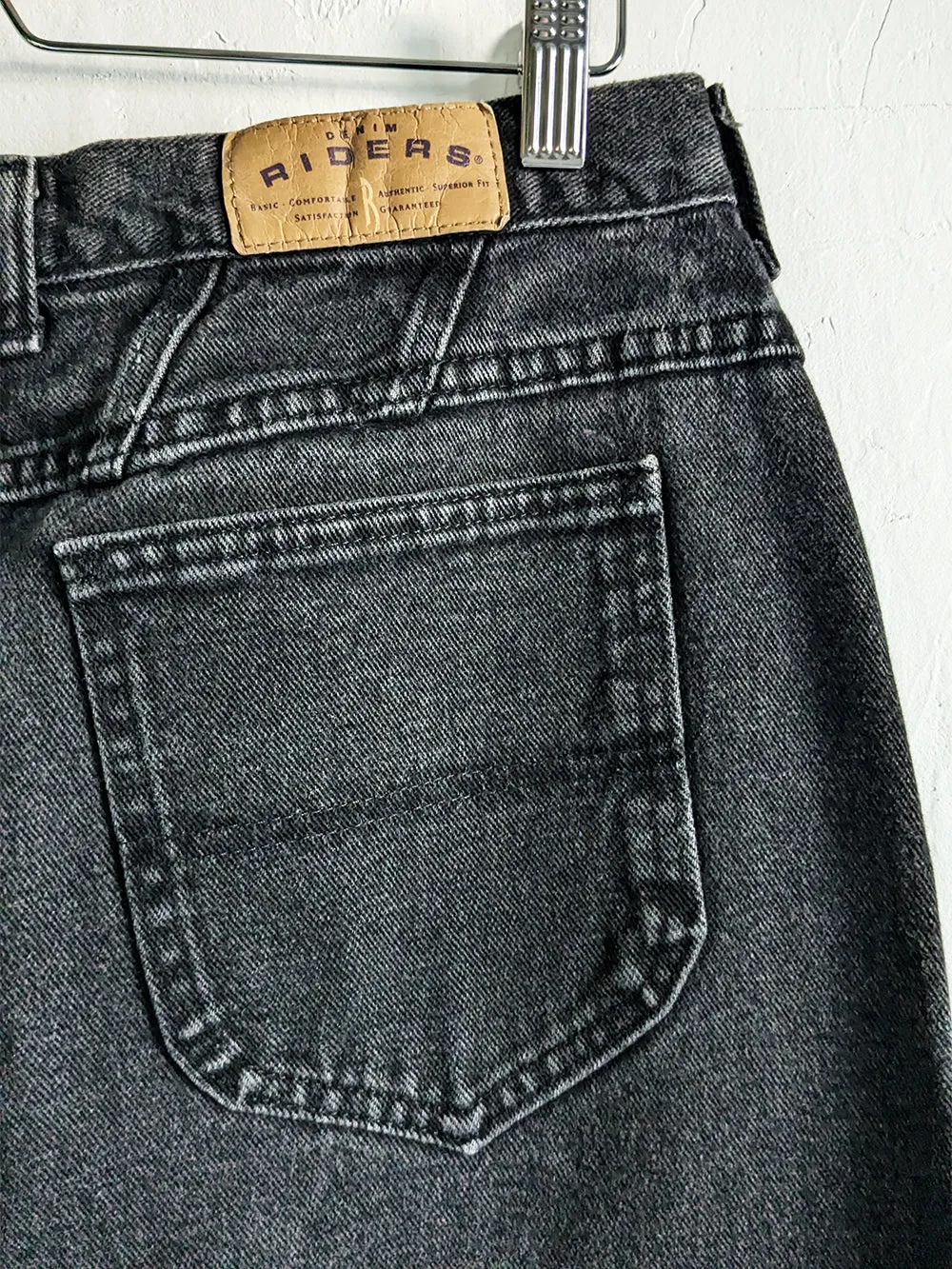 Riders Washed Black Jeans