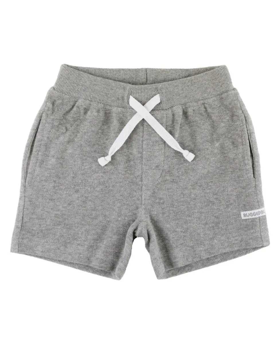 Ruffle Butts / Gray Terry Knit Shorts