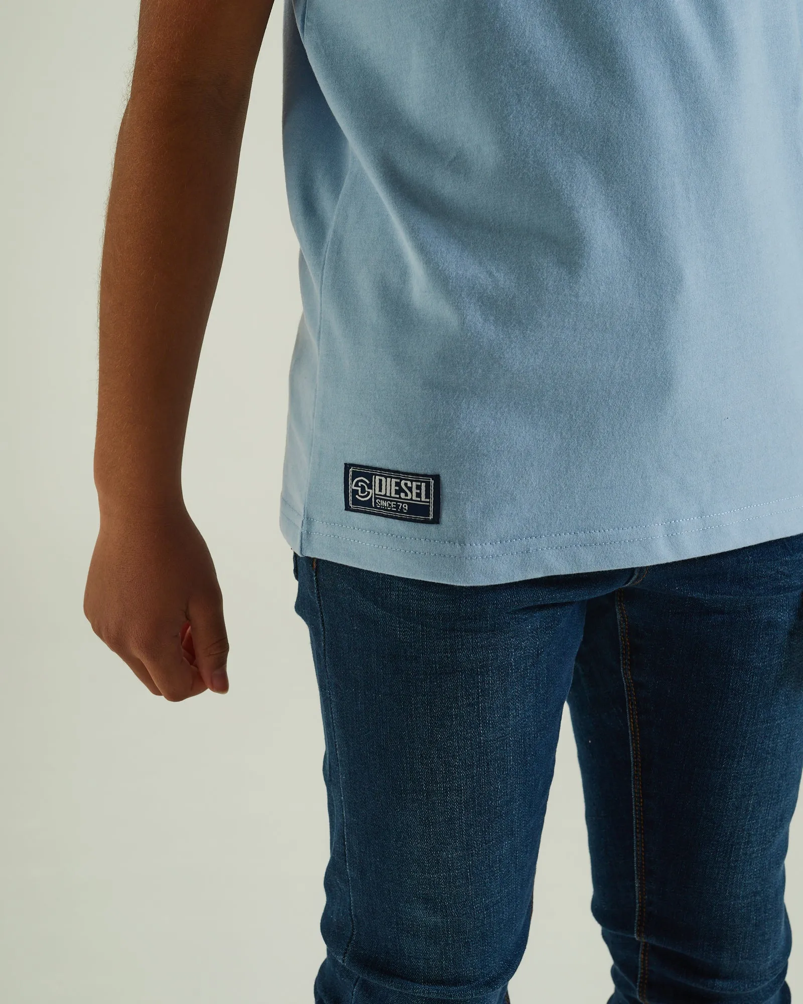 Shawn Tee Sky Blue Melange