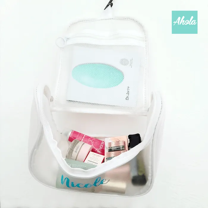 【Shiroi】Hanging Travel Toiletry Bag 輕便旅行掛勾袋