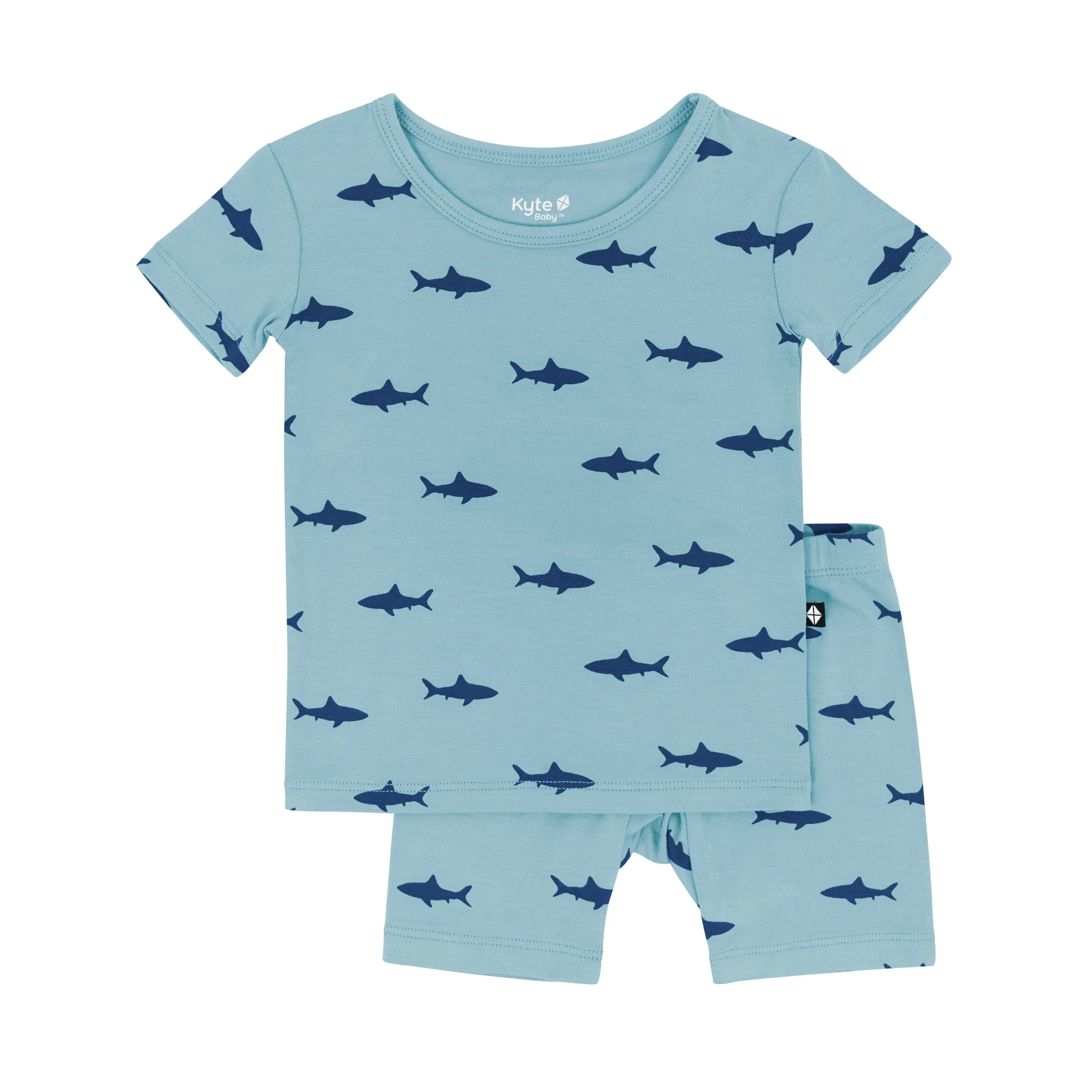 Short Sleeve Pajamas in Shark