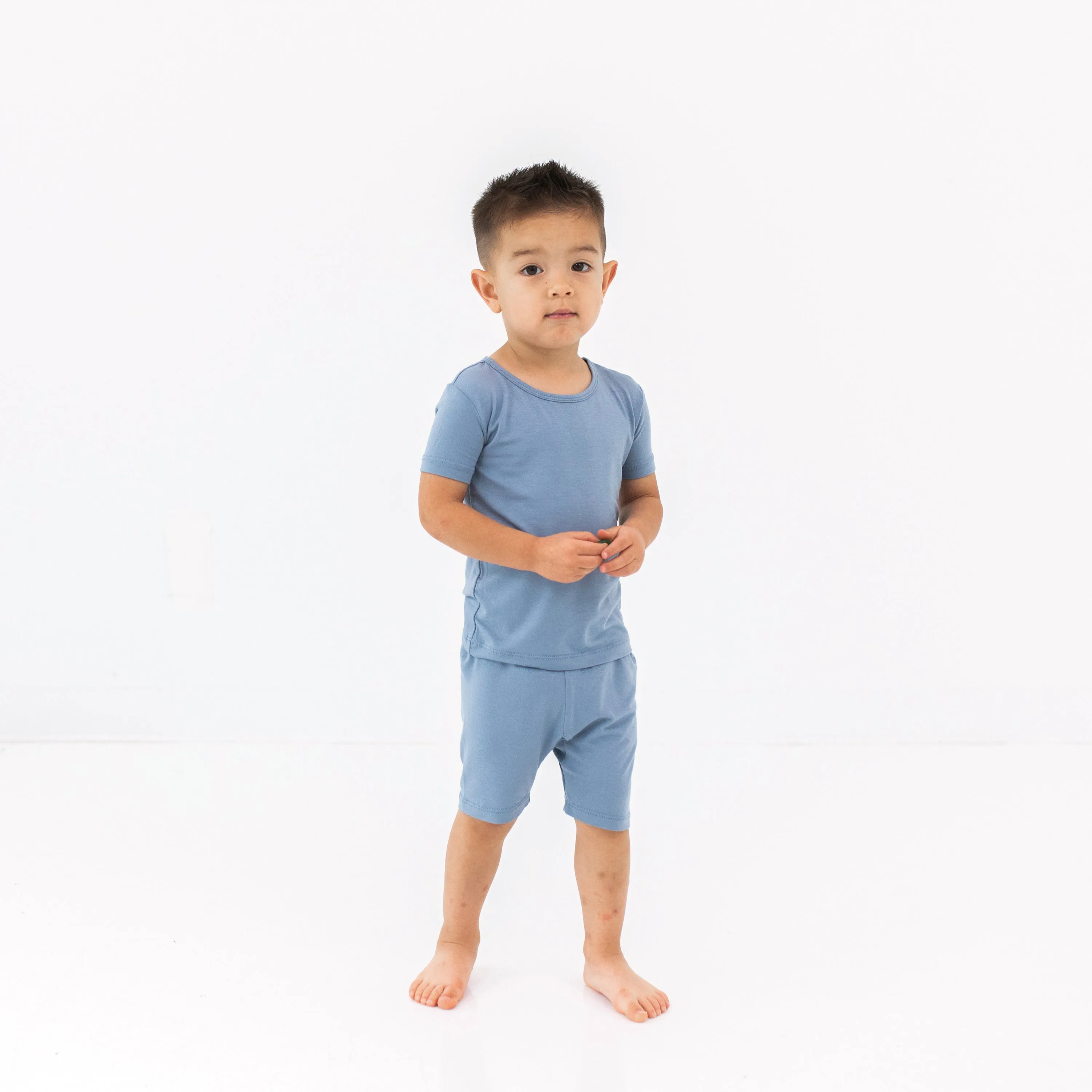 Short Sleeve Pajamas in Slate