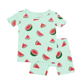 Short Sleeve Pajamas in Watermelon