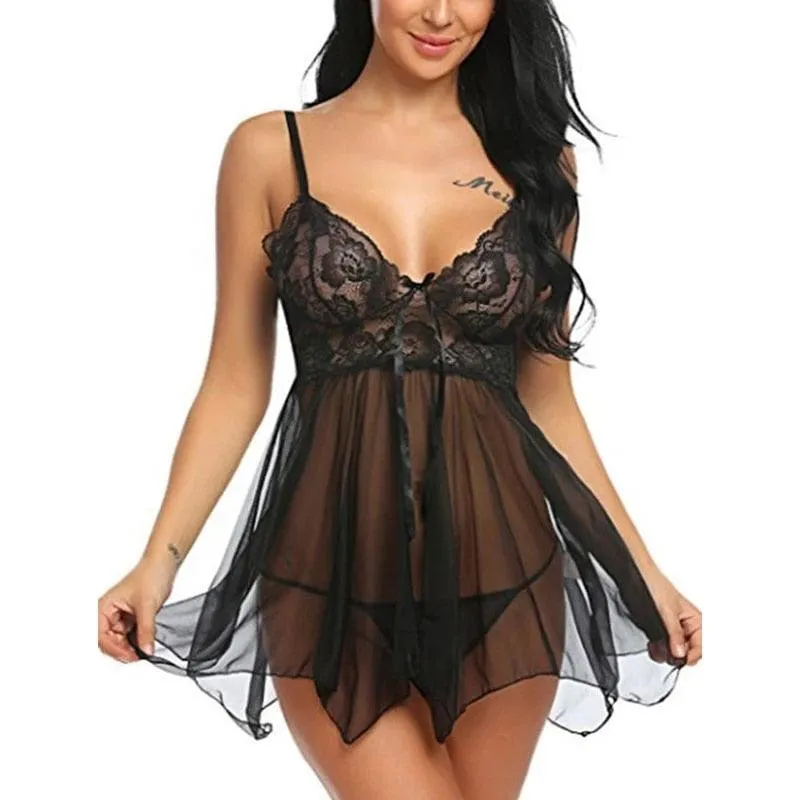 Sling Lingerie Nightwear Robe Babydoll