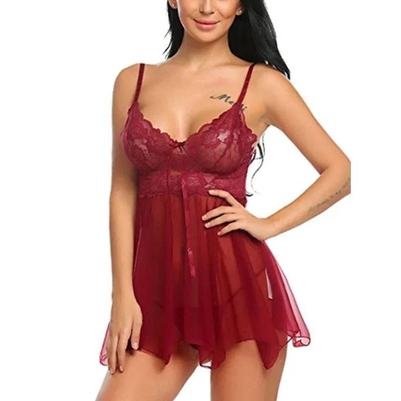 Sling Lingerie Nightwear Robe Babydoll