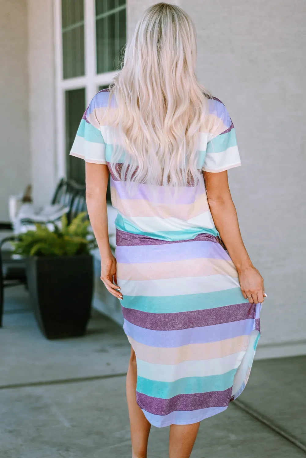 Smitten with Stripes Midi Dress