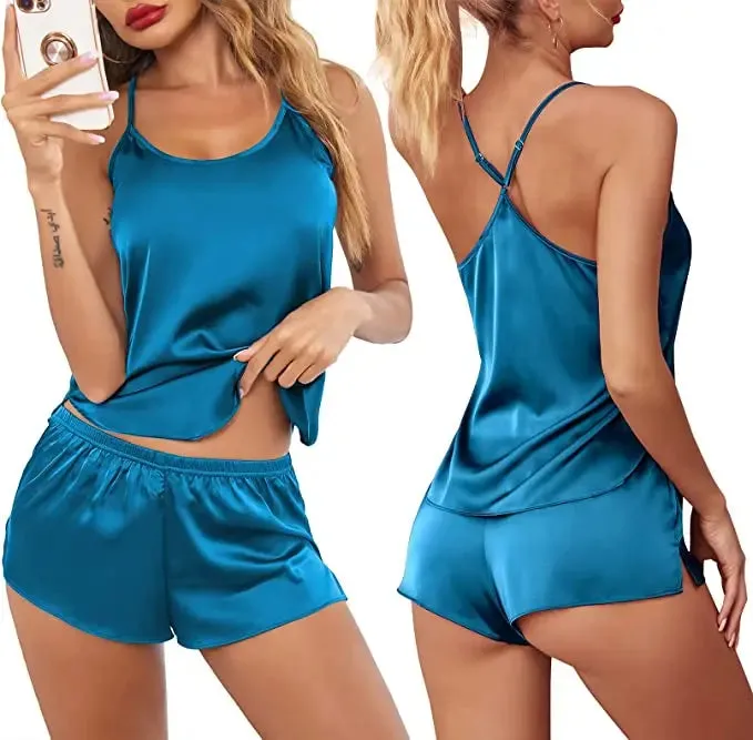 Spaghetti Strap Sexy Women Pajamas