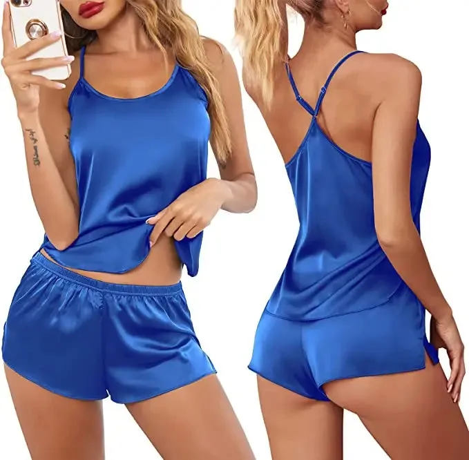 Spaghetti Strap Sexy Women Pajamas