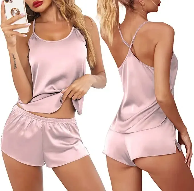 Spaghetti Strap Sexy Women Pajamas