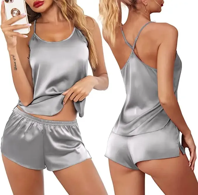 Spaghetti Strap Sexy Women Pajamas