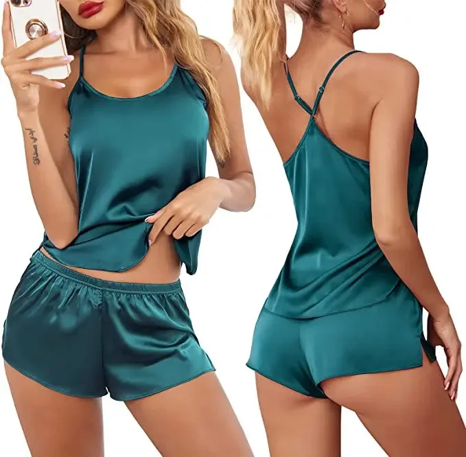 Spaghetti Strap Sexy Women Pajamas