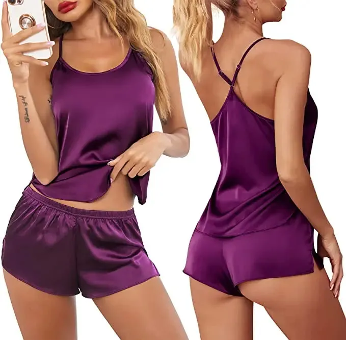 Spaghetti Strap Sexy Women Pajamas