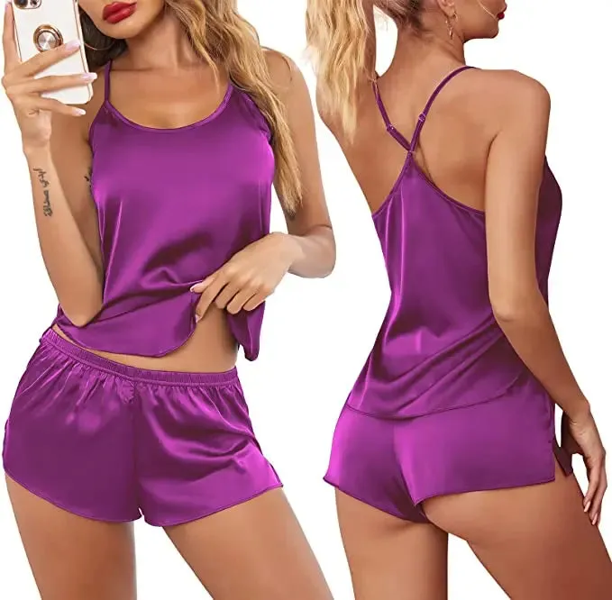 Spaghetti Strap Sexy Women Pajamas