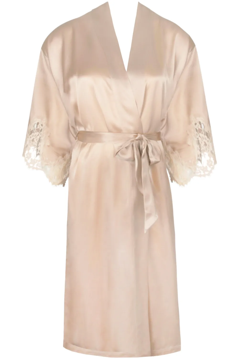 Splendeur Soie Mid-Length Robe (Size S)