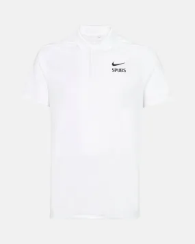 Spurs Nike Mens White Victory Golf Polo