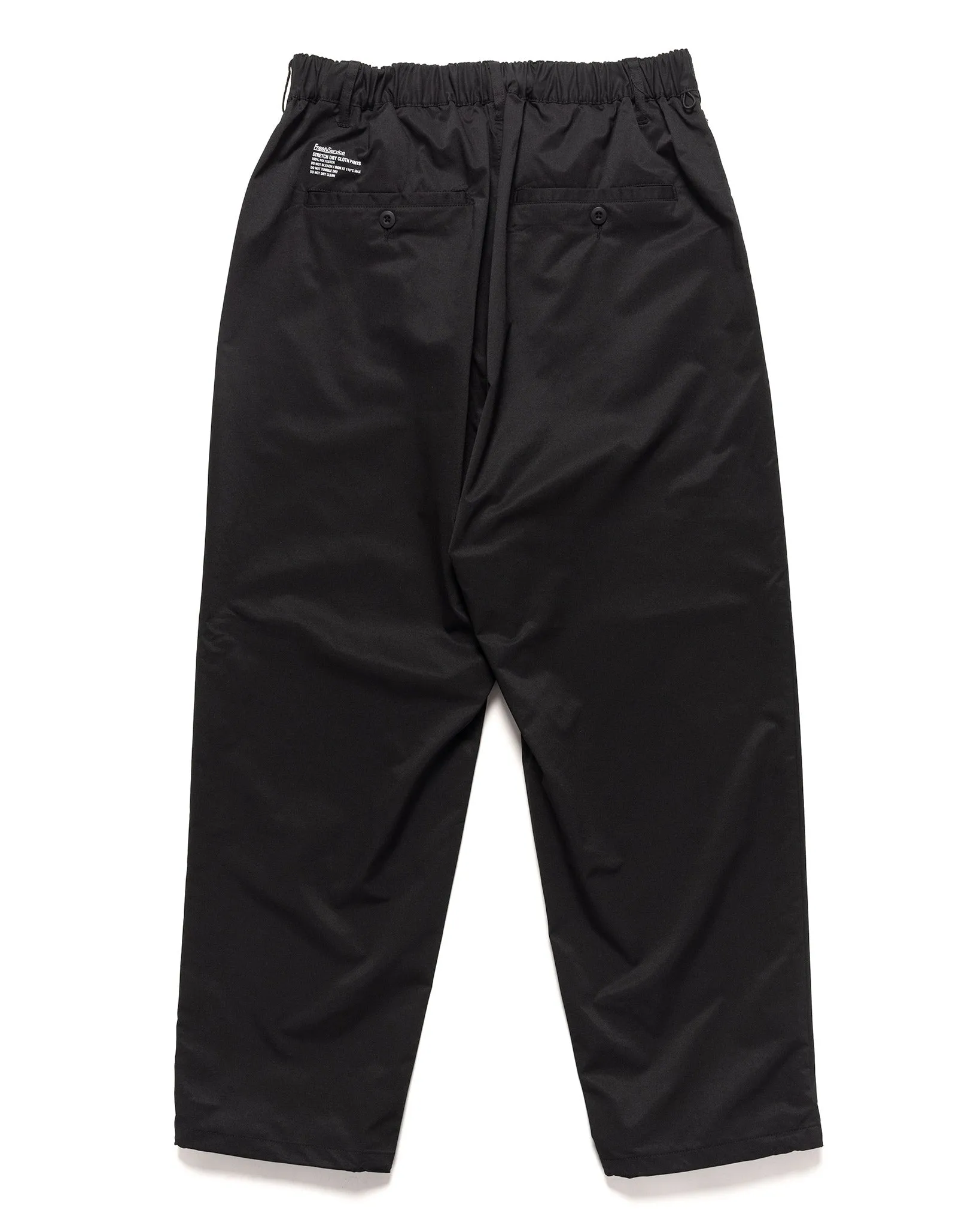 Stretch Dry Cloth Pants Black