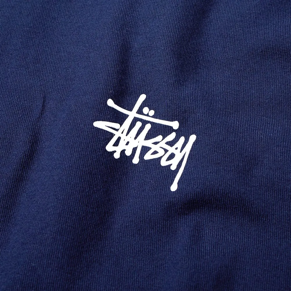 Stussy Long Sleeve Basic TeeNavy