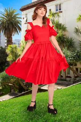 SWEETHEARTS FOREVER DRESS RED