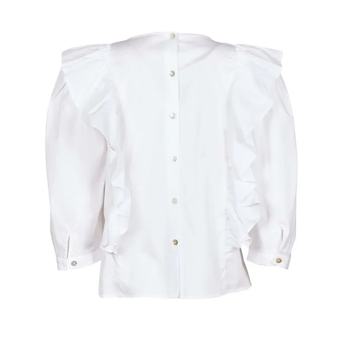 TABARIN BLOUSE Woman Bianco Ottico