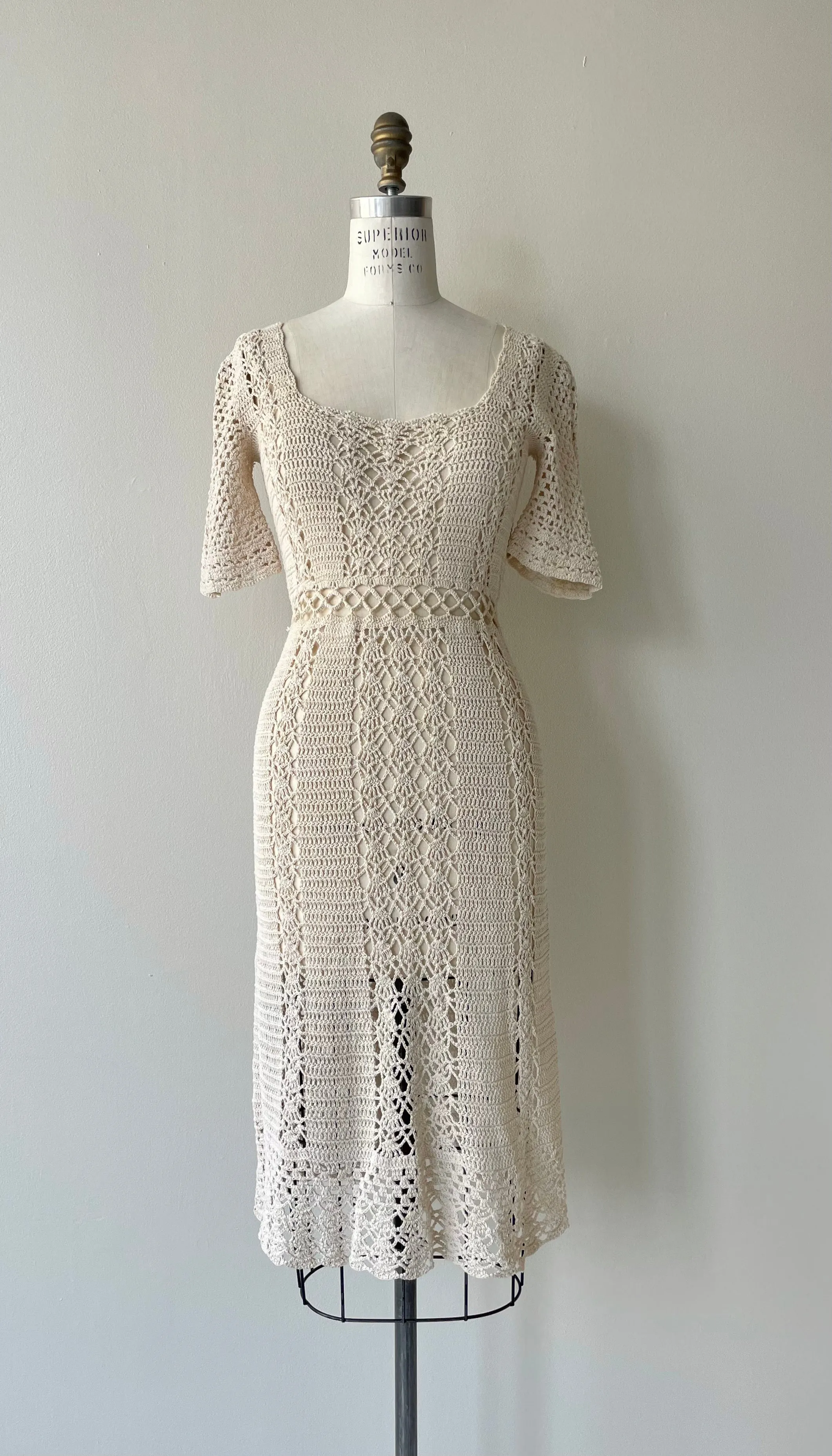 Talamea Crochet Dress | 1970s