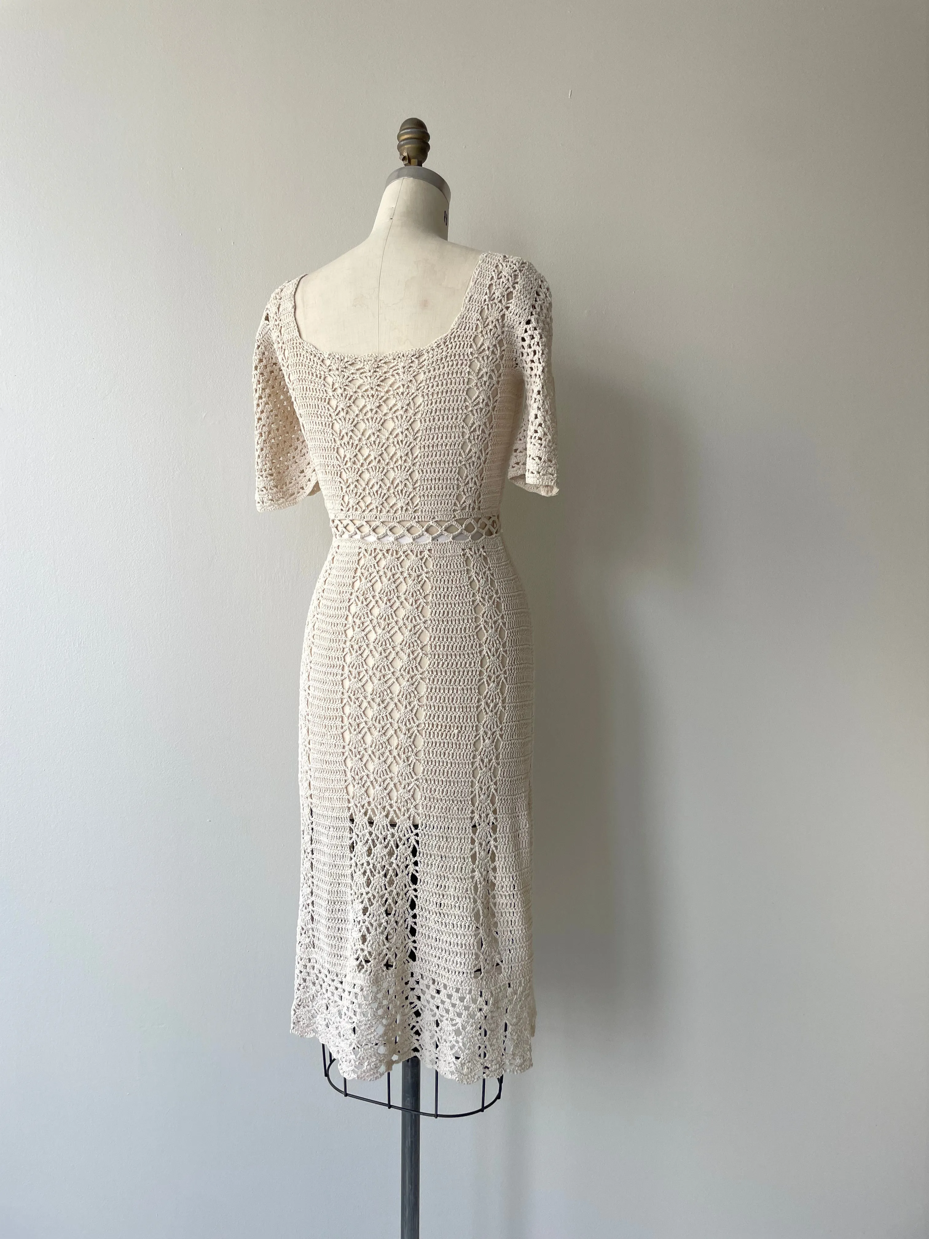 Talamea Crochet Dress | 1970s