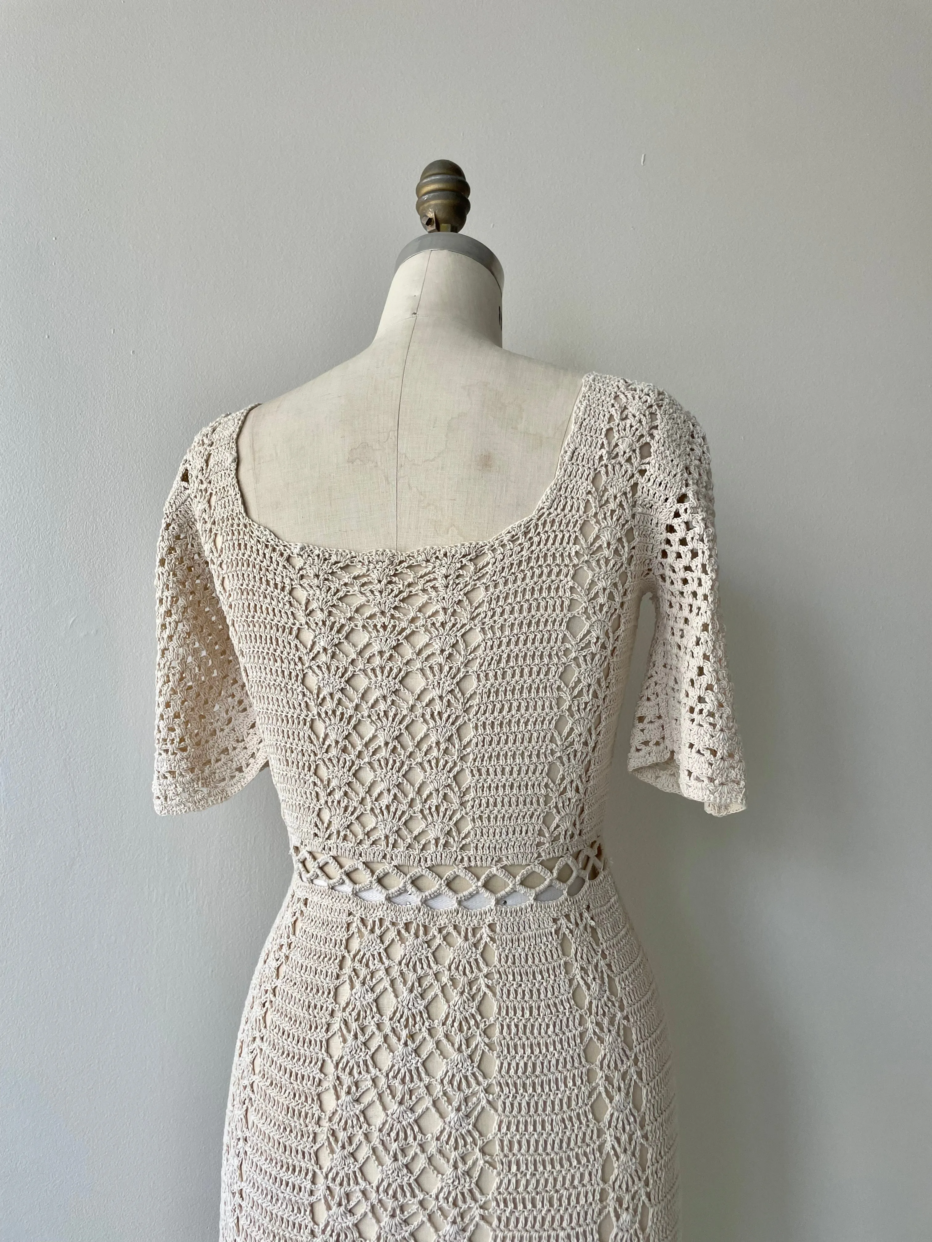 Talamea Crochet Dress | 1970s