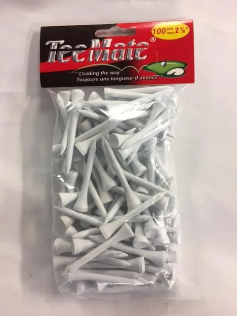 TeeMate 100pc 2 1/8 Wood Tees