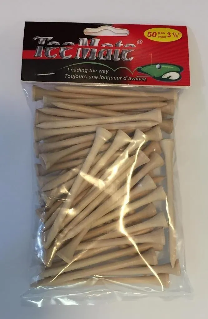 TeeMate Wood Tees 3 50pk