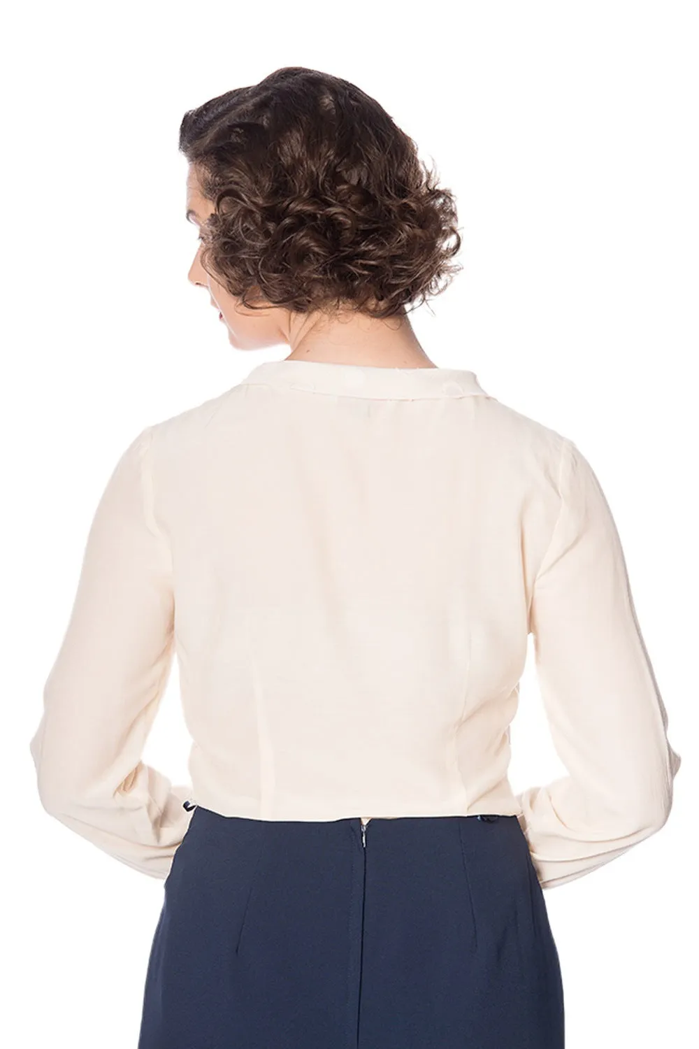 THE BETTY RUFFLE BLOUSE