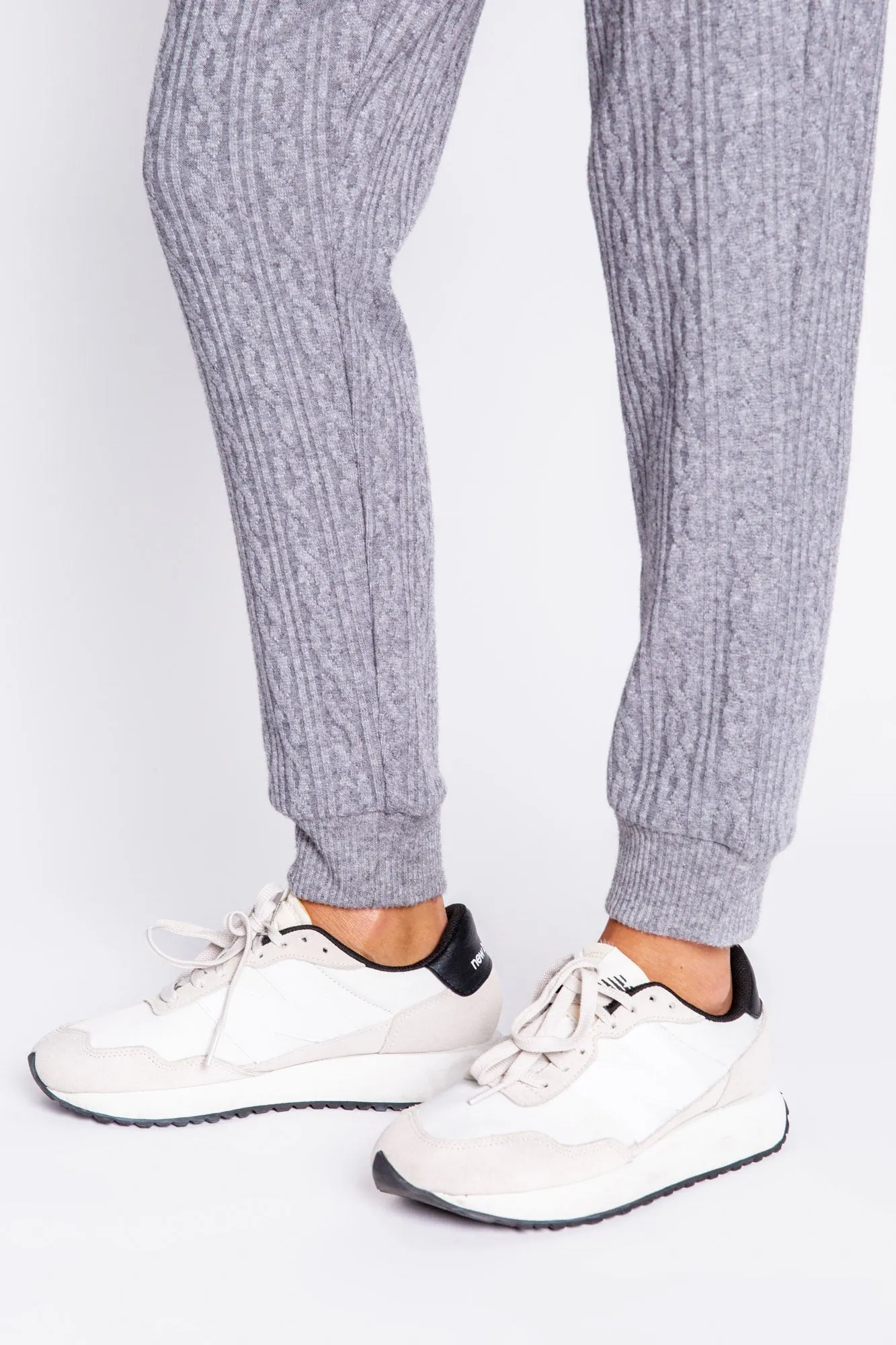 Tramway Cable Knit Banded Pant