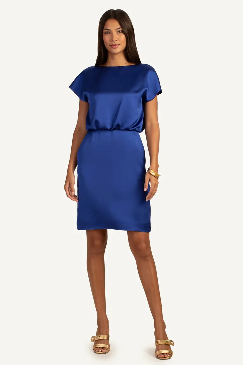 Trina Turk Amuse Dress in Majorelle Blue