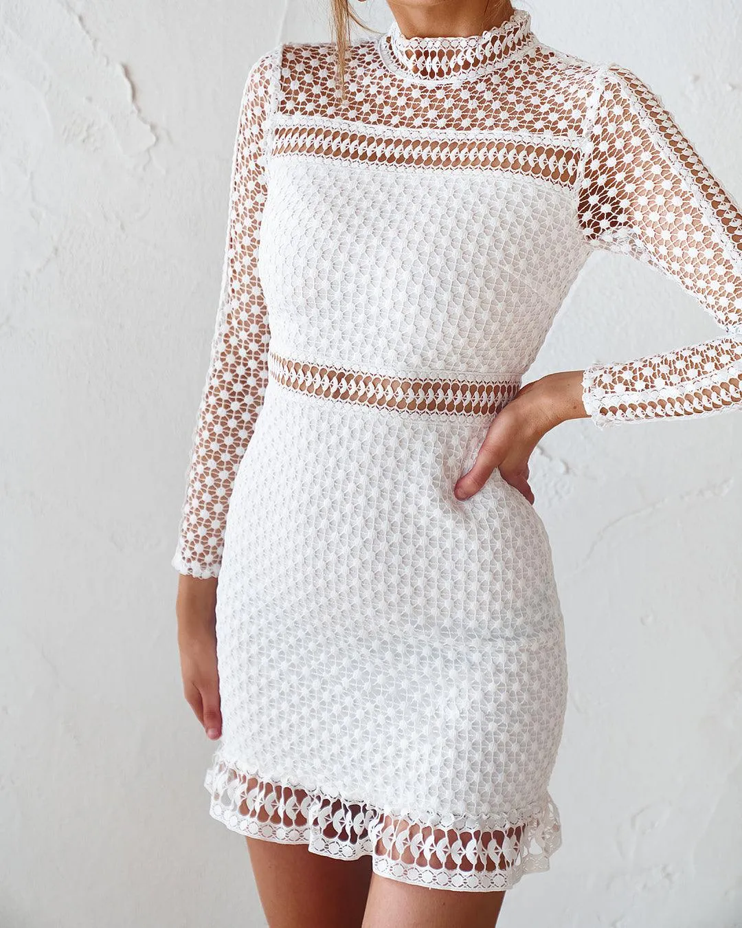 Trista Dress - White