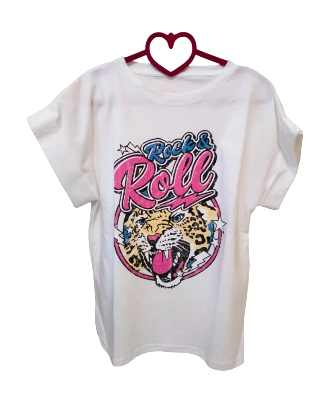 Tshirt 100% cotone, TIGRE ROCK&ROLL!