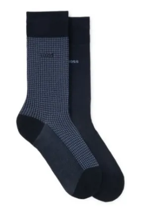 Two-pack of socks in a cotton blend